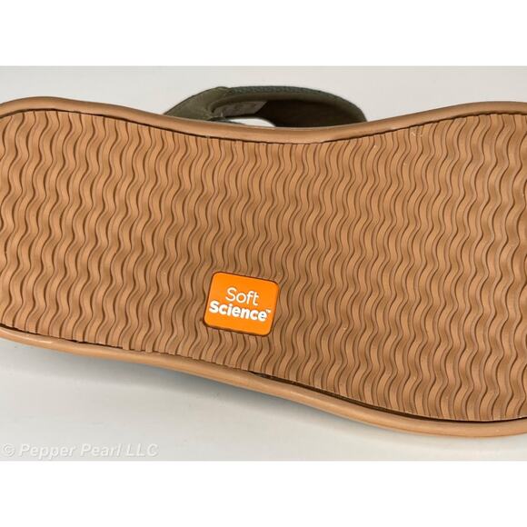 Flip Flop Thong Sandal Men's Size 8 Women's 10 Sage Mesh Soft Science Comfort - Picture 7 of 8